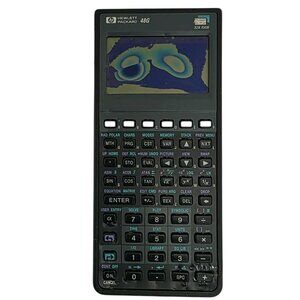 PARTS ONLY HP 48G Graphing Calculator 32K RAM Black Vintage Hewlett Packard READ
